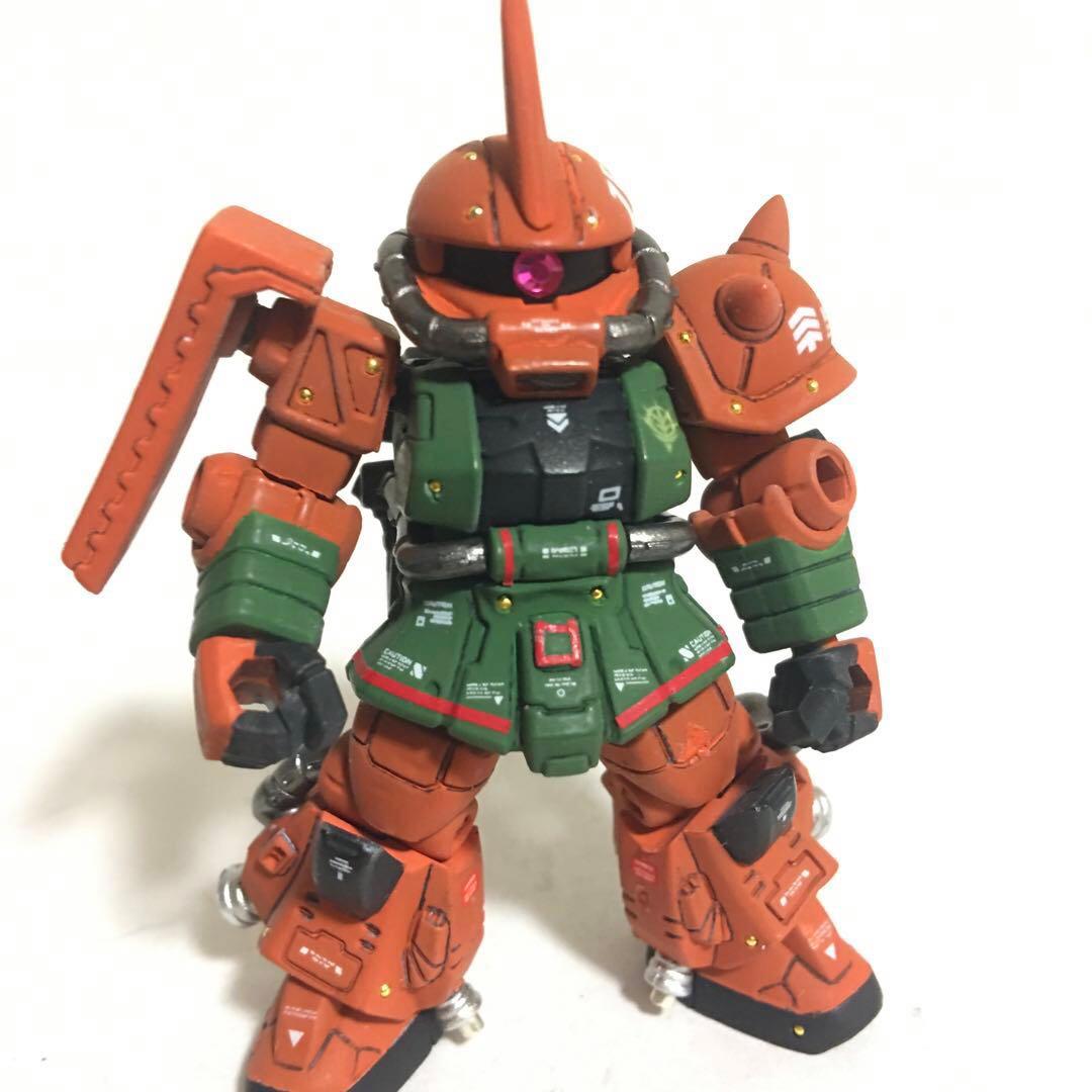 ガンダム モビルスーツアンサンブル 高機動型ザクII 塗装完成品 ガルマ・ザビ