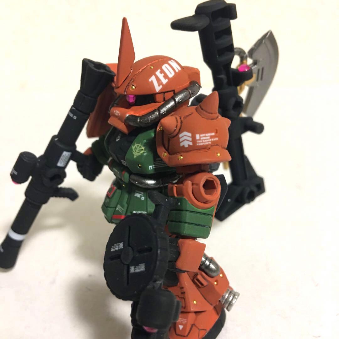 ガンダム モビルスーツアンサンブル 高機動型ザクII 塗装完成品 ガルマ・ザビ