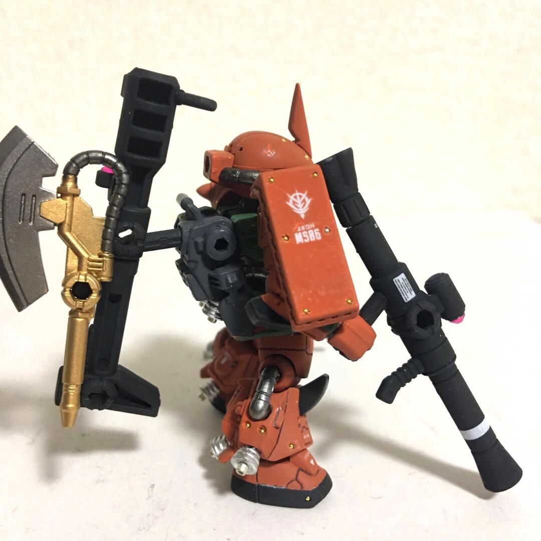 ガンダム モビルスーツアンサンブル 高機動型ザクII 塗装完成品 ガルマ・ザビ