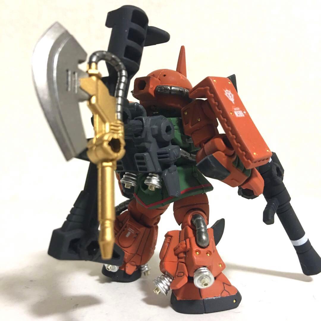 ガンダム モビルスーツアンサンブル 高機動型ザクII 塗装完成品 ガルマ・ザビ