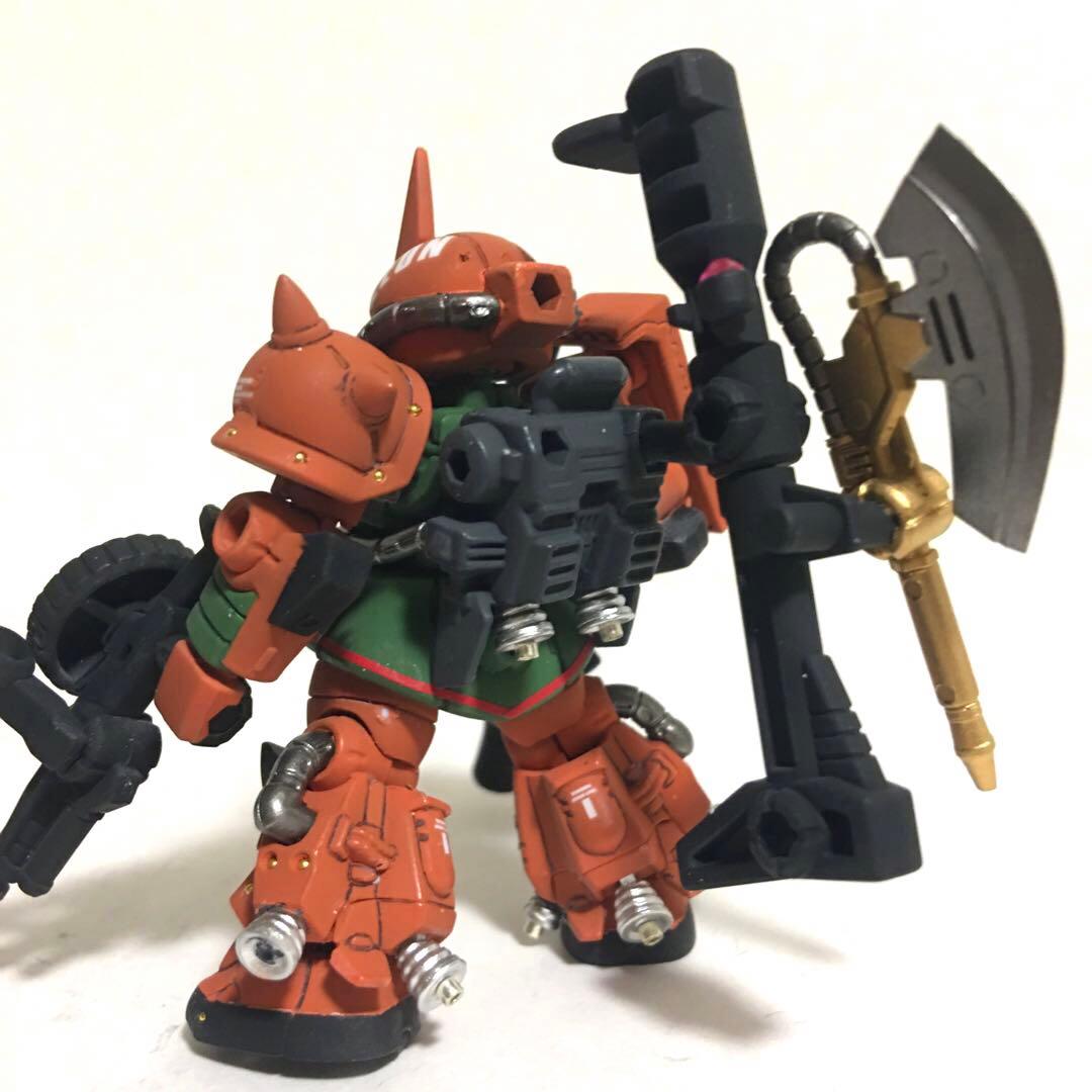 ガンダム モビルスーツアンサンブル 高機動型ザクII 塗装完成品 ガルマ・ザビ