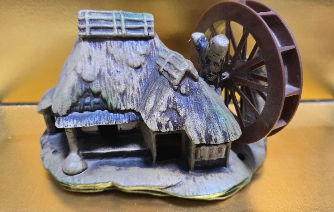 置物 富士山 風車 小屋
