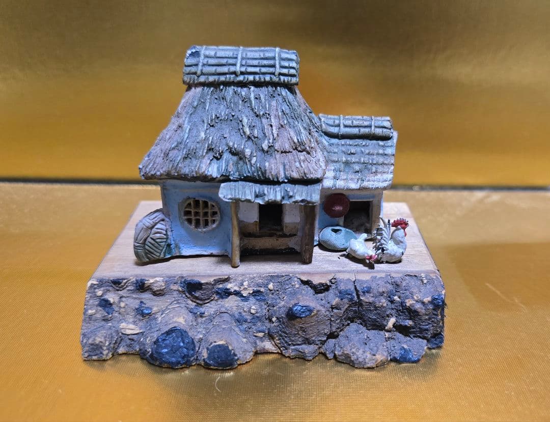 置物 富士山 風車 小屋