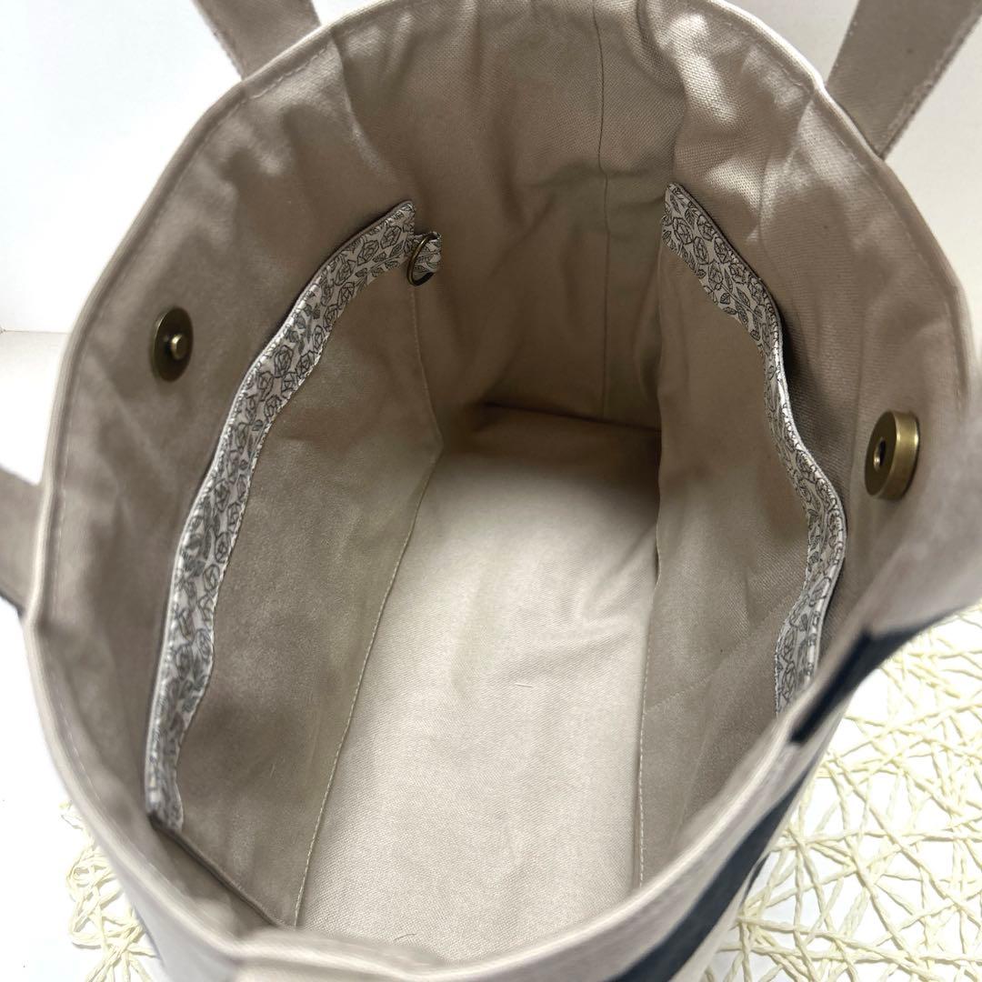 《SALE》ミナペルホネンパニーニ風トートバッグ　ハンドメイド