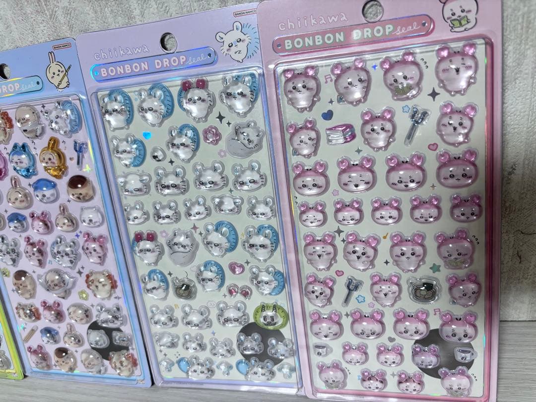 【国内正規品】ちいかわ ボンボンドロップシール第2弾4種セット