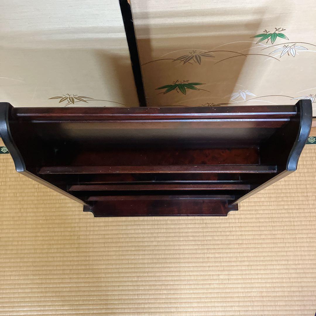 北海道民芸家具 樺無垢材 スリッパラック マガジンラック 民芸家具 古家具