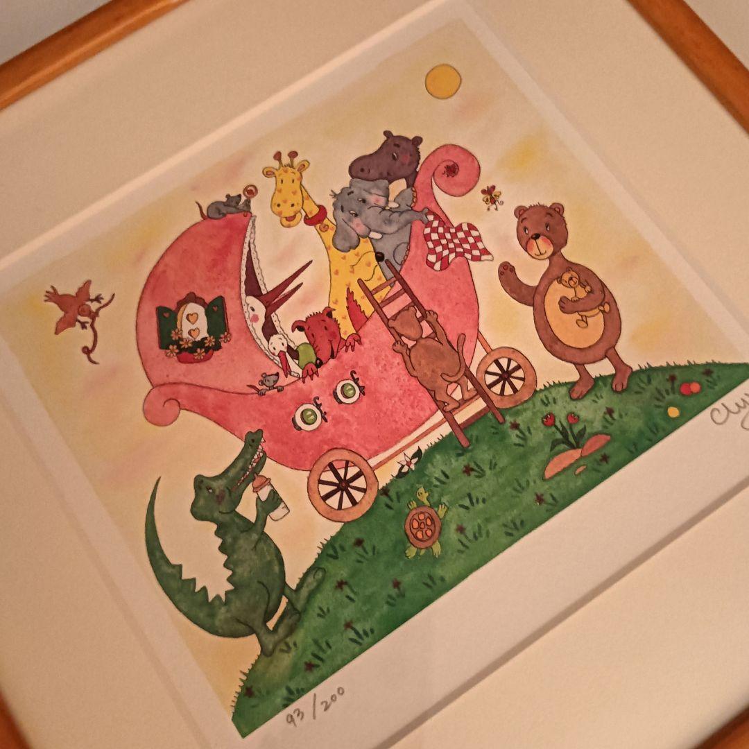 【レア】【新品未使用】Clyv クリーブ　「子供達の箱舟」ジクレー　93/200