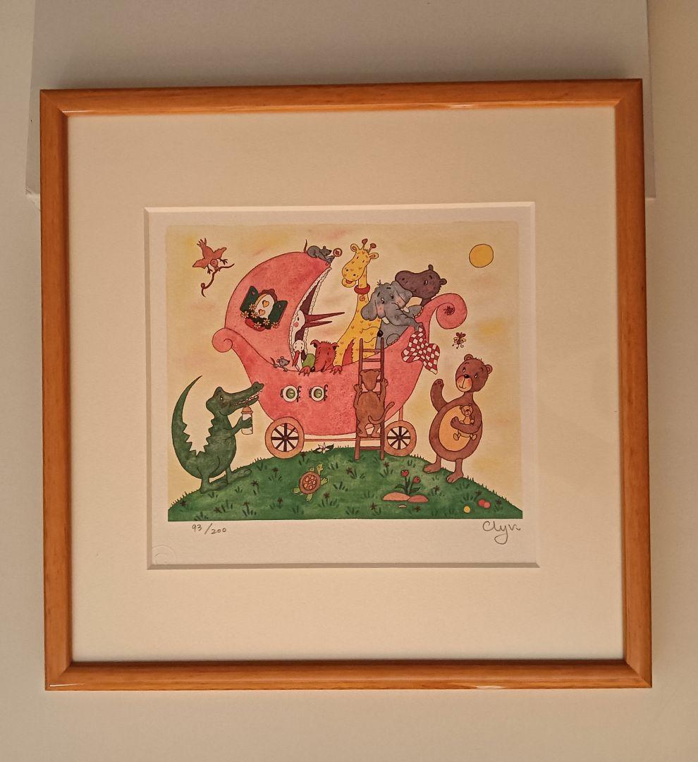 【レア】【新品未使用】Clyv クリーブ　「子供達の箱舟」ジクレー　93/200