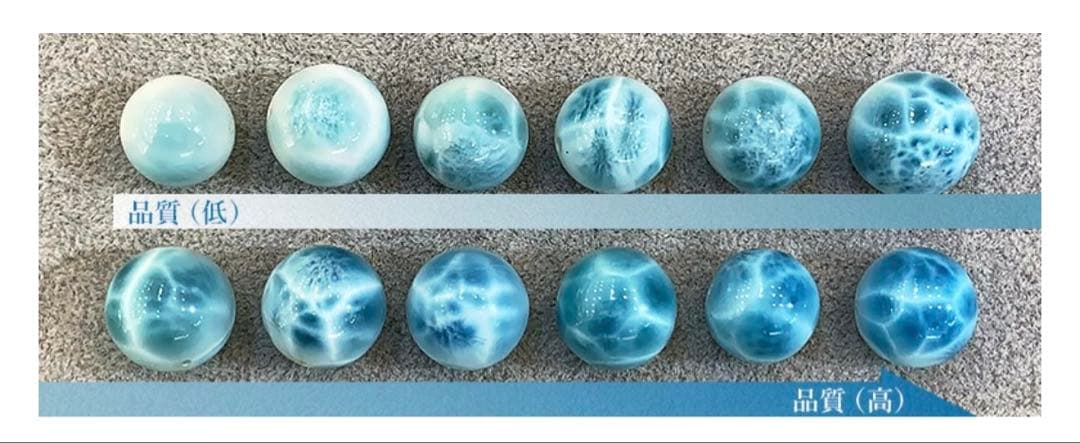 【極上品】ラリマー　K18ペンダントトップ