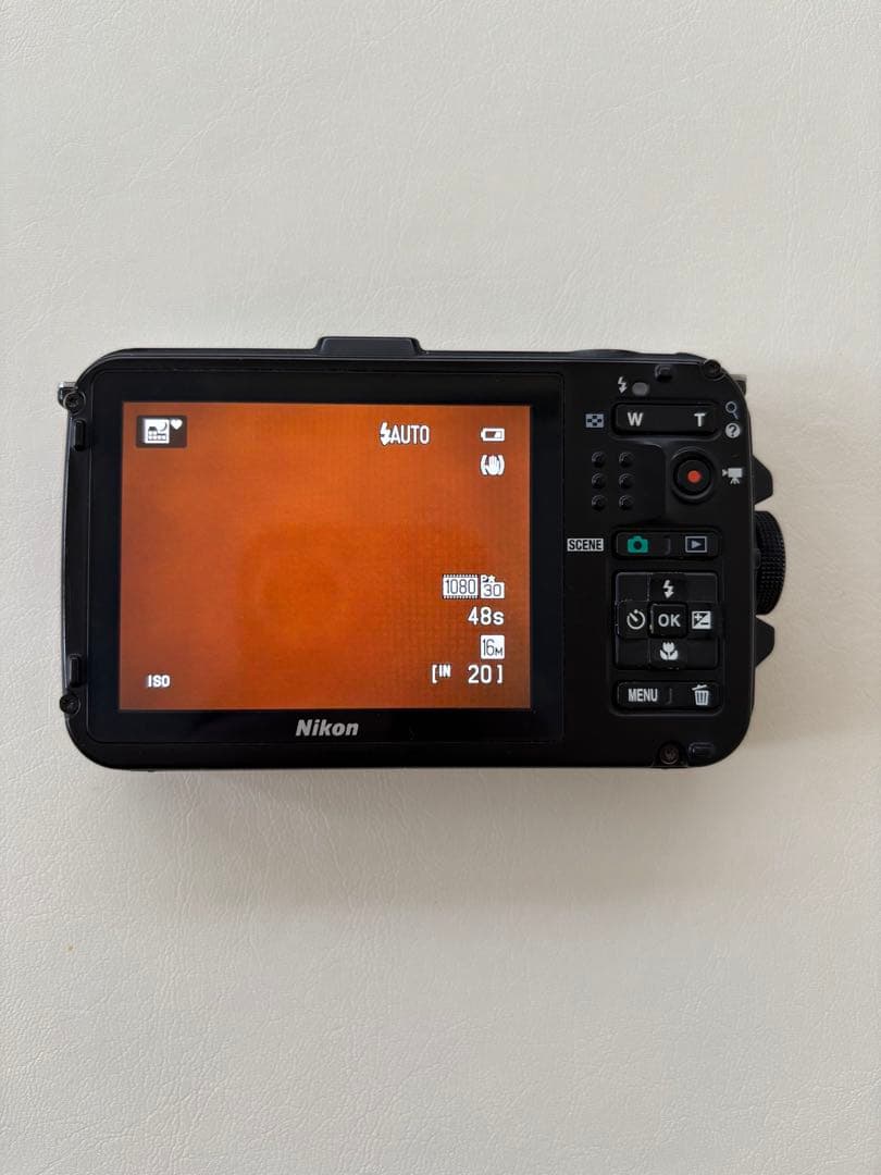 【廃盤希少！美品！動作確認済】Nikon COOLPIX AW100 オレンジ