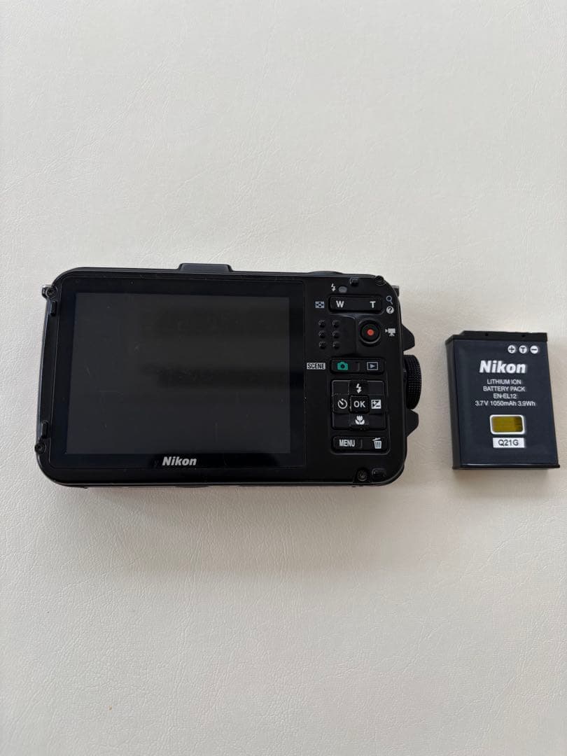 【廃盤希少！美品！動作確認済】Nikon COOLPIX AW100 オレンジ