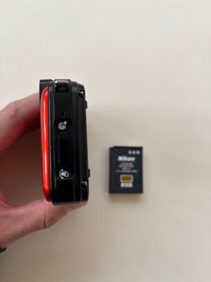 【廃盤希少！美品！動作確認済】Nikon COOLPIX AW100 オレンジ