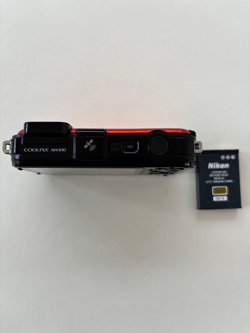 【廃盤希少！美品！動作確認済】Nikon COOLPIX AW100 オレンジ