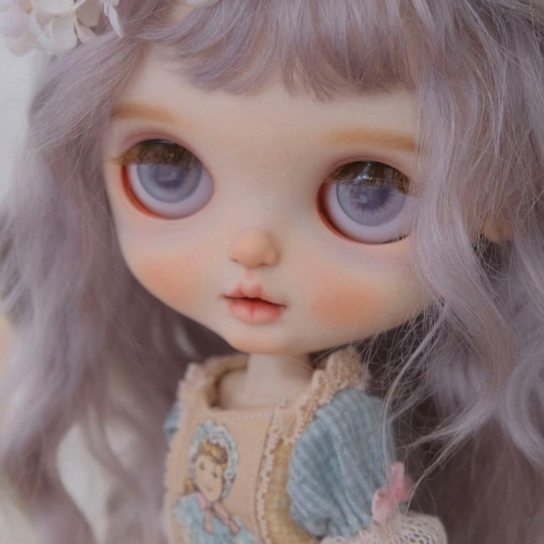 作家様カスタムブライス 人形 かわいい フルセット 優しい 紫薫