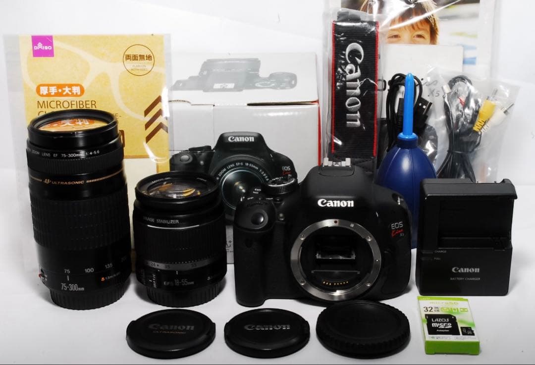 ❣️訳あり大特価❣️Canon Kiss X5 ダブルレンズ