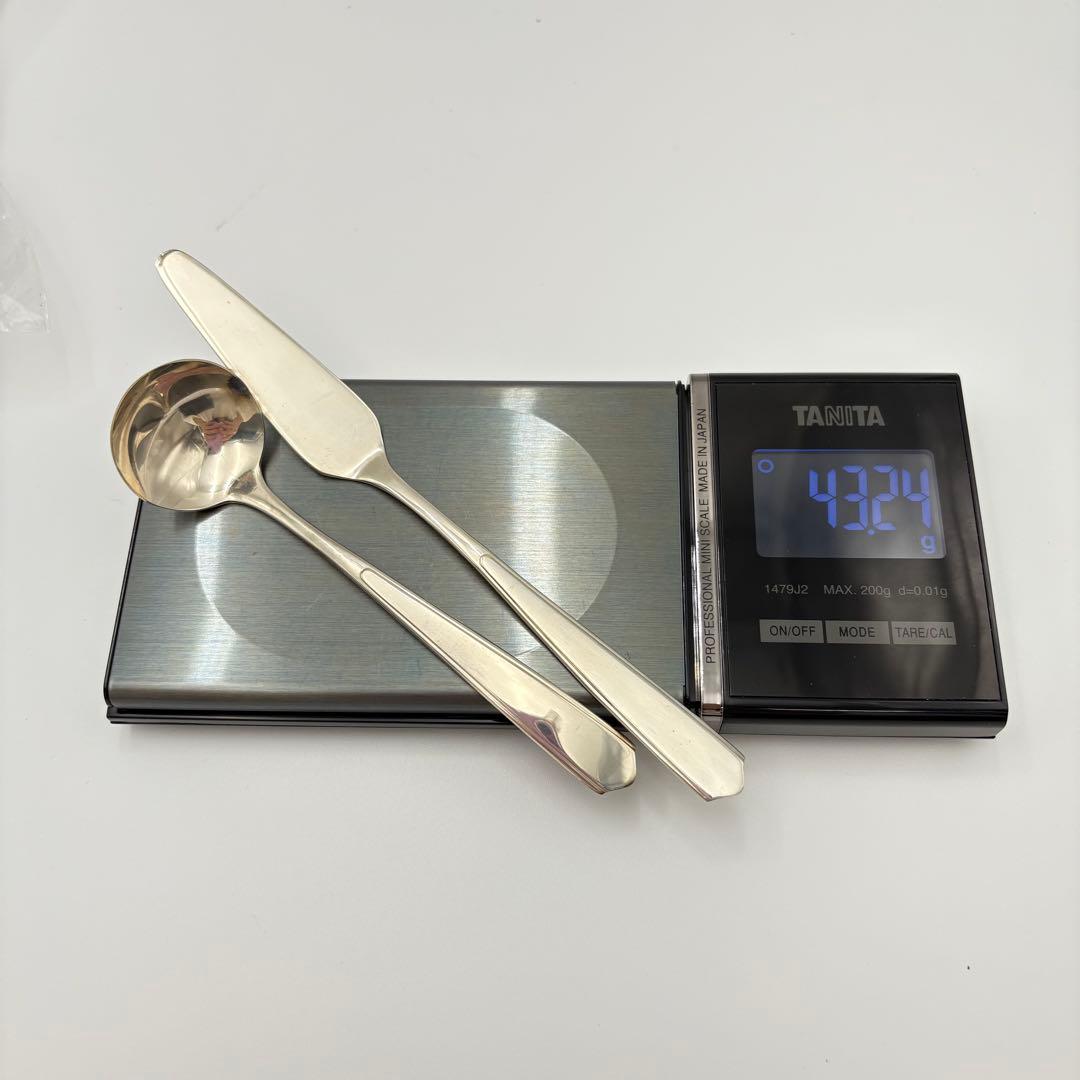 スプーン バターナイフ シルバー アンティーク カトラリー0321-S5626s