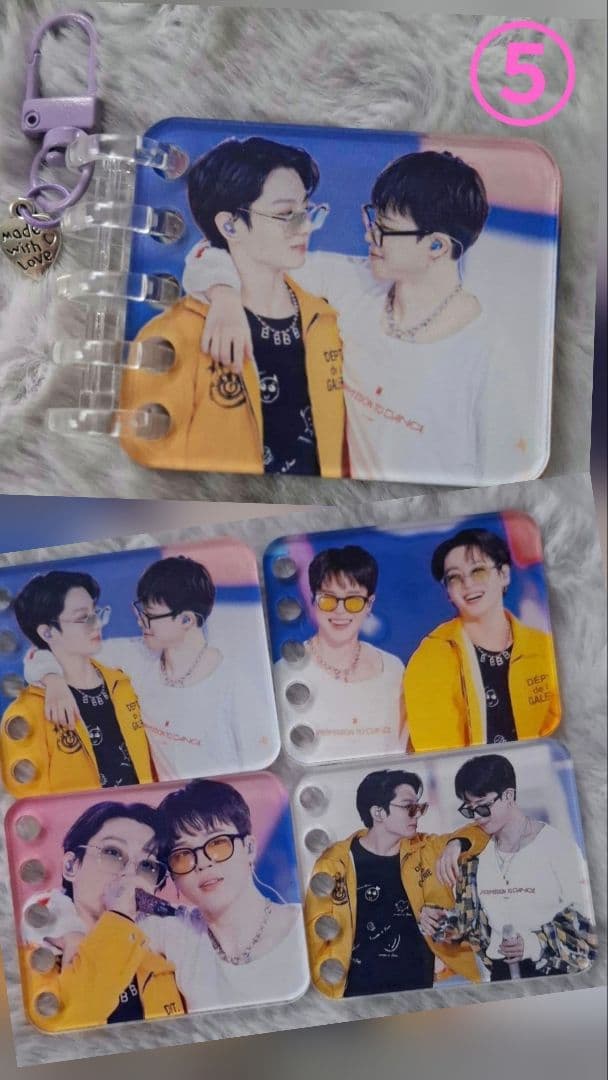 専用です。BTS♡JIMIN✰JUNGKOOK♡フォトアルバムキーリング