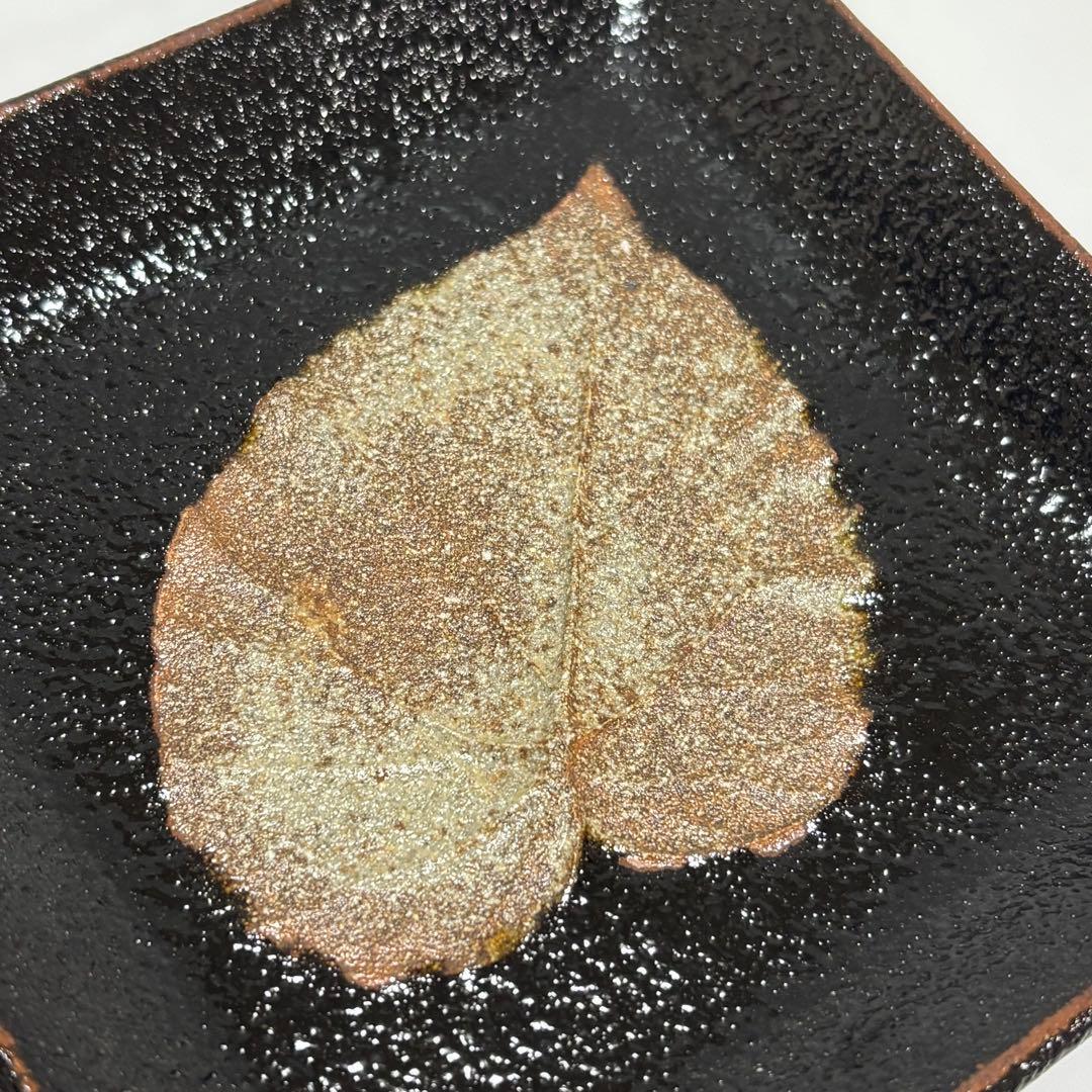 太郎右衛門 木の葉銘々皿 5枚セット 十二代中里太郎右衛門 唐津焼 木箱 和食器