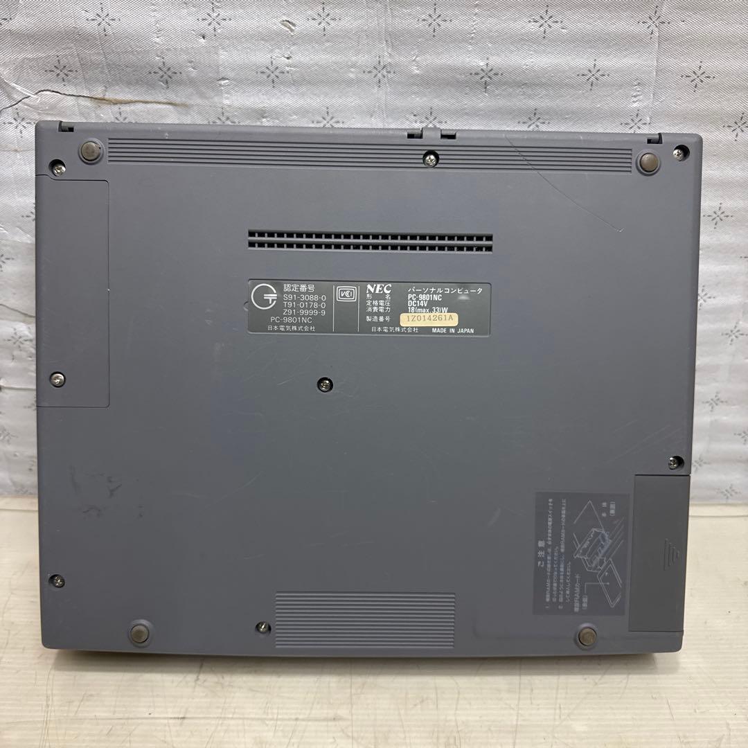 NEC PC-9801NC ノートパソコン ノートPC ジャンク