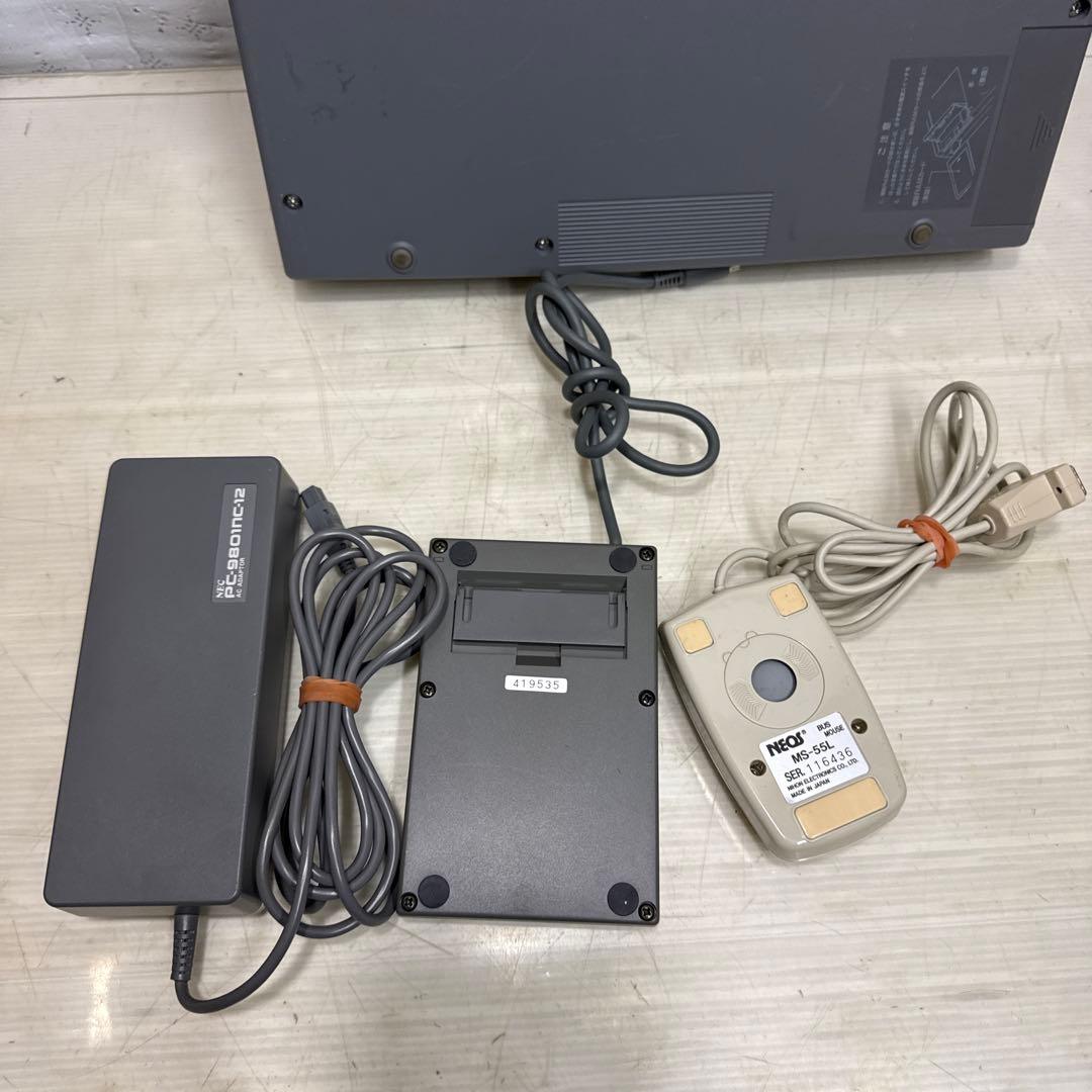 NEC PC-9801NC ノートパソコン ノートPC ジャンク