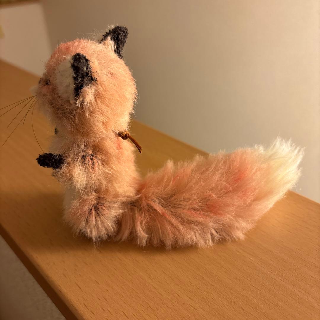 ハンドメイド　HiNo pixy 小狐　ピンク