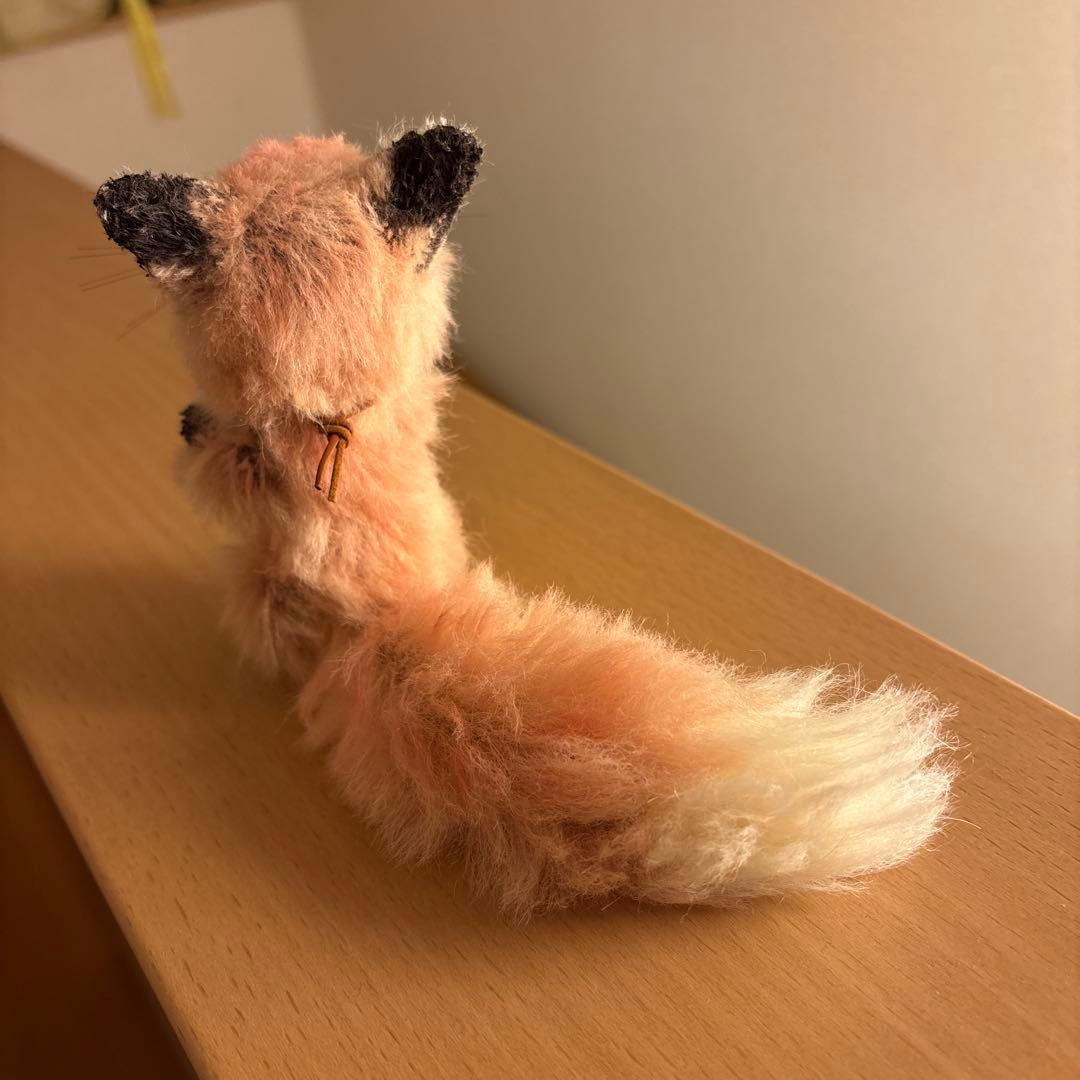 ハンドメイド　HiNo pixy 小狐　ピンク