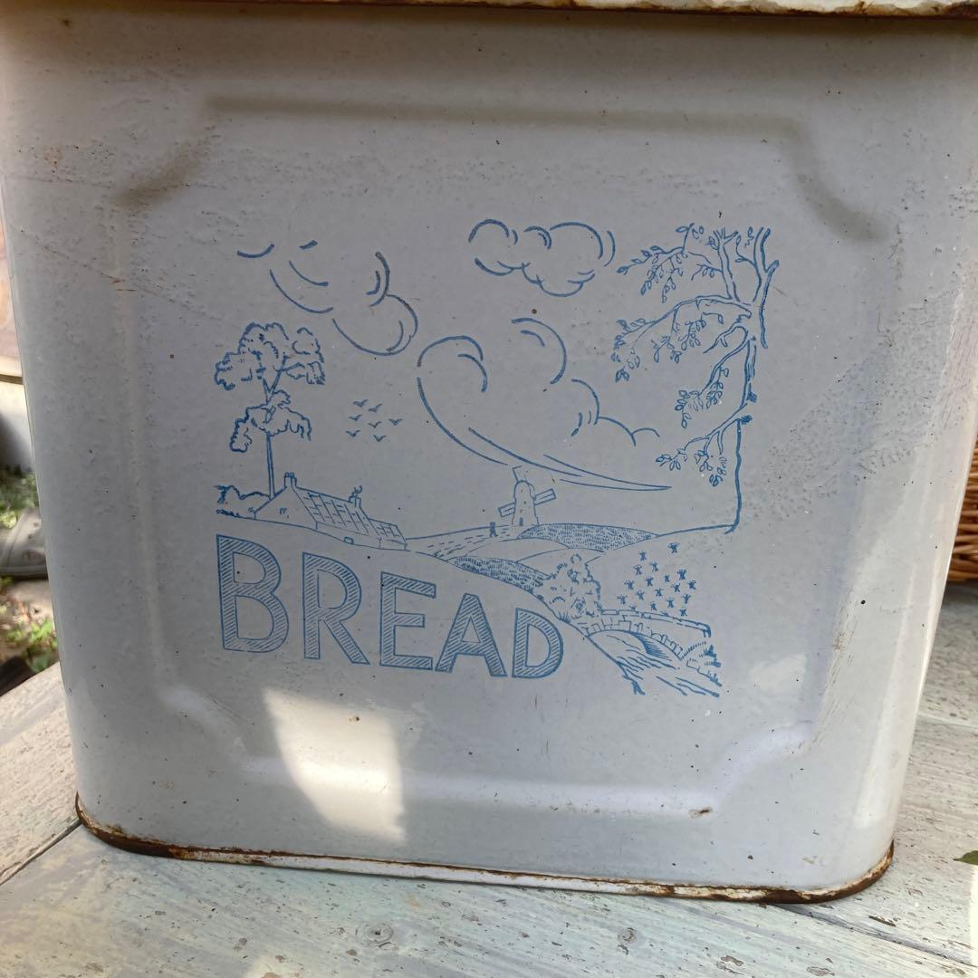 琺瑯ブレッドボックス　★アンティーク