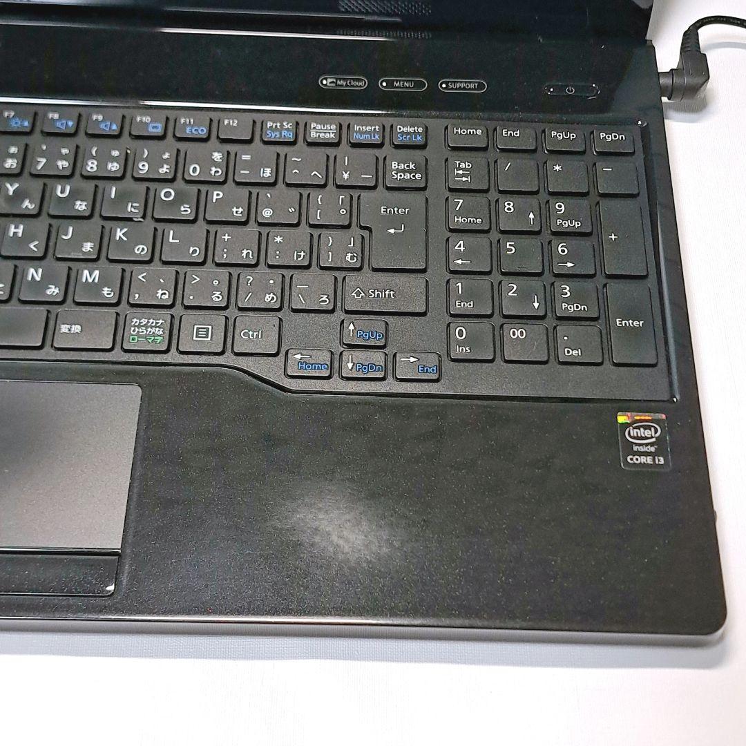 b12 設定済 富士通ノートパソコン i3/500GB Windows11