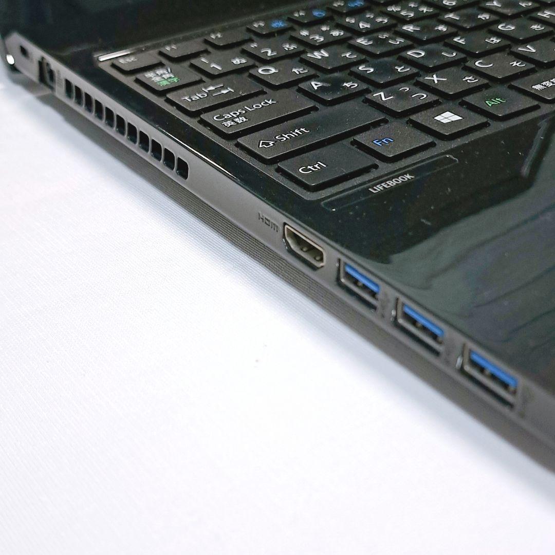 b12 設定済 富士通ノートパソコン i3/500GB Windows11