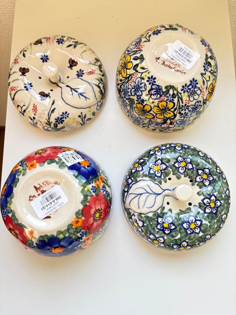 ポーリッシュポタリー ポーランド食器 りんごポット皿 限定1枚 新品正規品