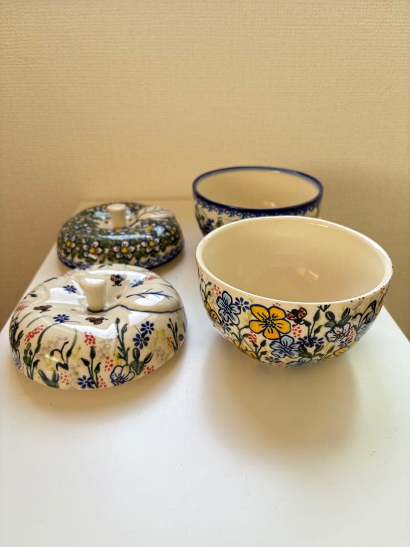 ポーリッシュポタリー ポーランド食器 りんごポット皿 限定1枚 新品正規品