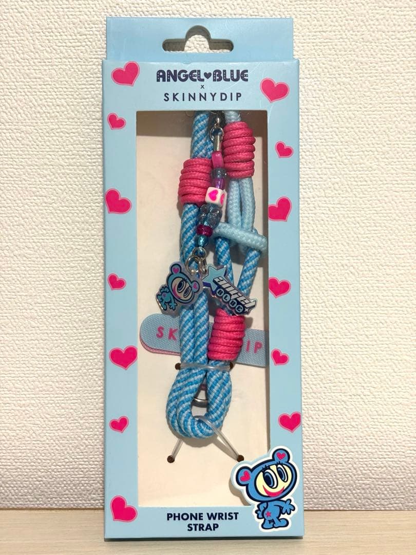 【新品未開封】iPhone16Proケース＋リストストラップ エンジェルブルー