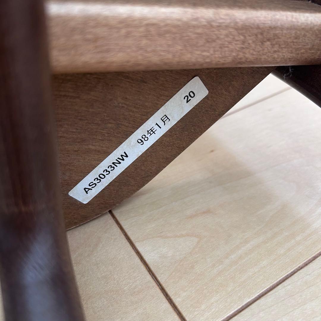 カリモク　karimoku スリッパラック　木製　6段　美品　スリット　天然木