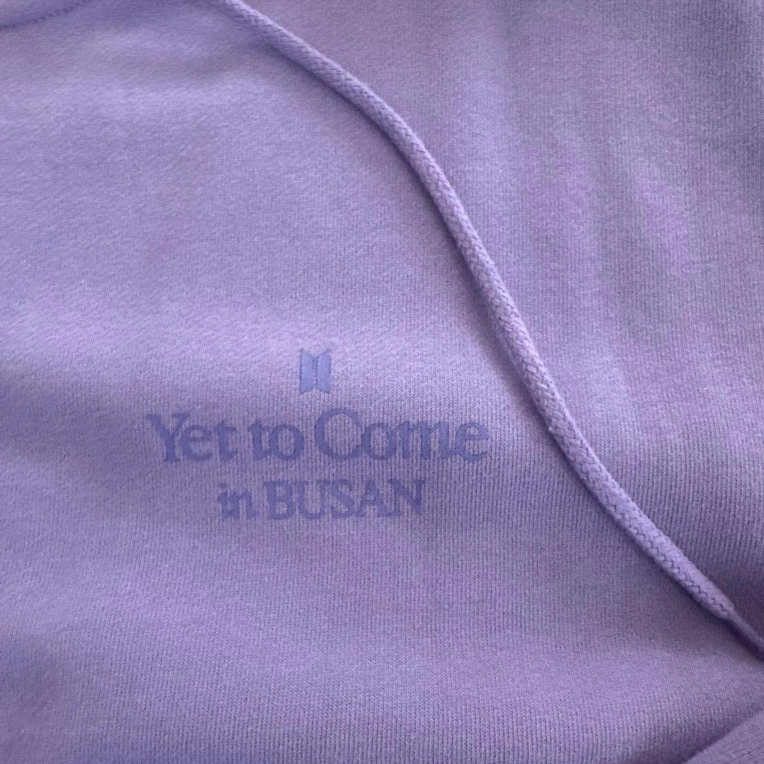 BTS Yet to Come in BUSAN フード付きパーカー L