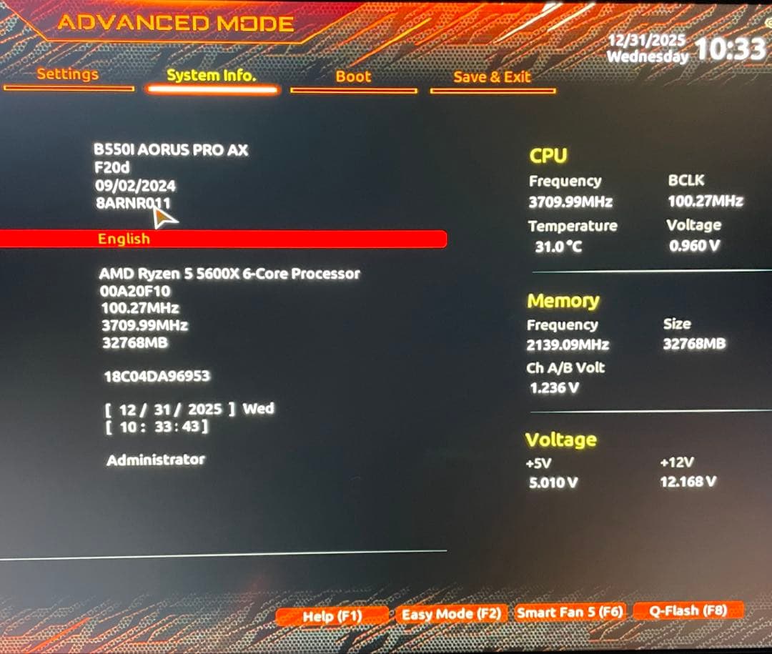 Ryzen5 5600X 未使用リテールクーラー付き