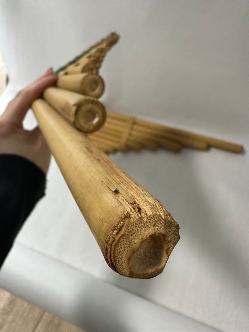 サンポーニャ　南米ペルーアンデス　楽器笛