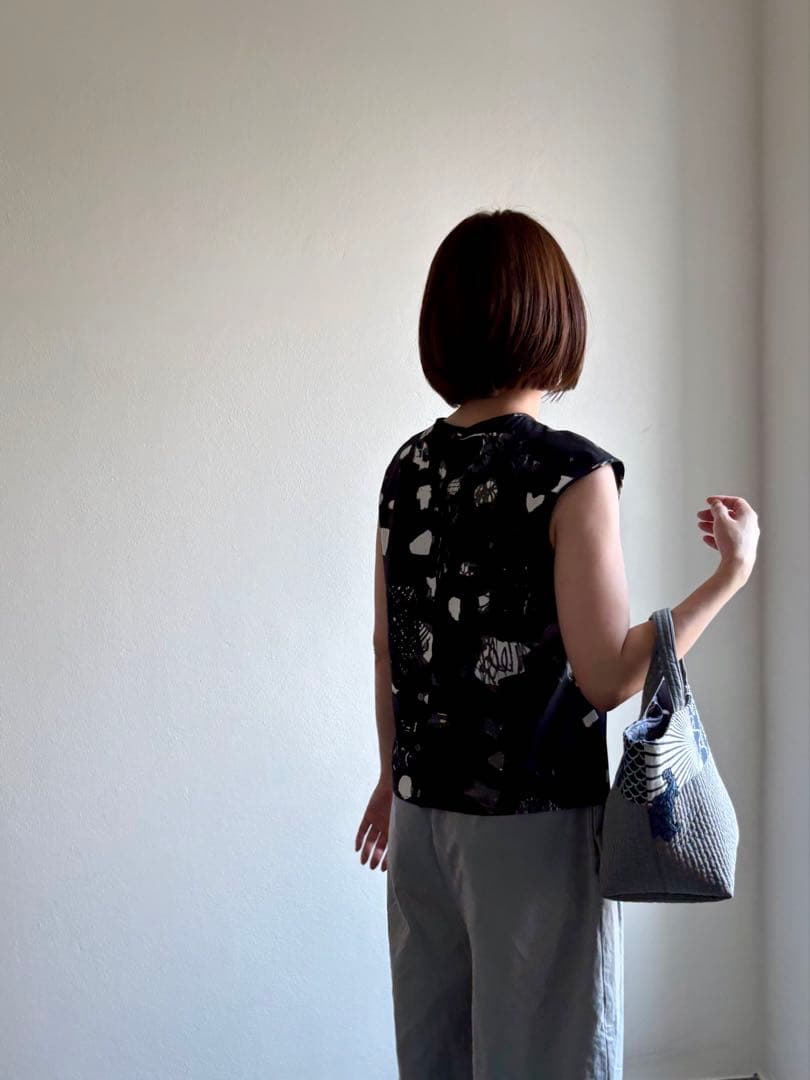 ミナペルホネン生地使用 ✳︎ ヌビトート（デニムブルー）