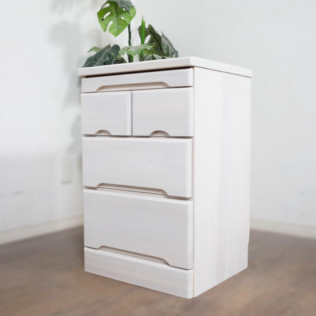 【新品】仏壇台 チェスト ホワイト 15?20号対応 仏壇置き スライド棚付