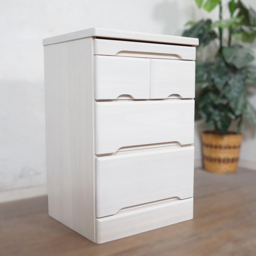 【新品】仏壇台 チェスト ホワイト 15?20号対応 仏壇置き スライド棚付