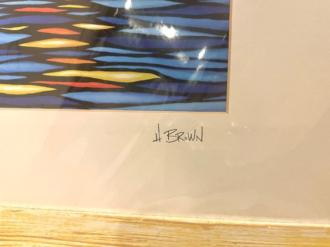 ヘザーブラウン Heather Brown Juicy Sunset 額縁