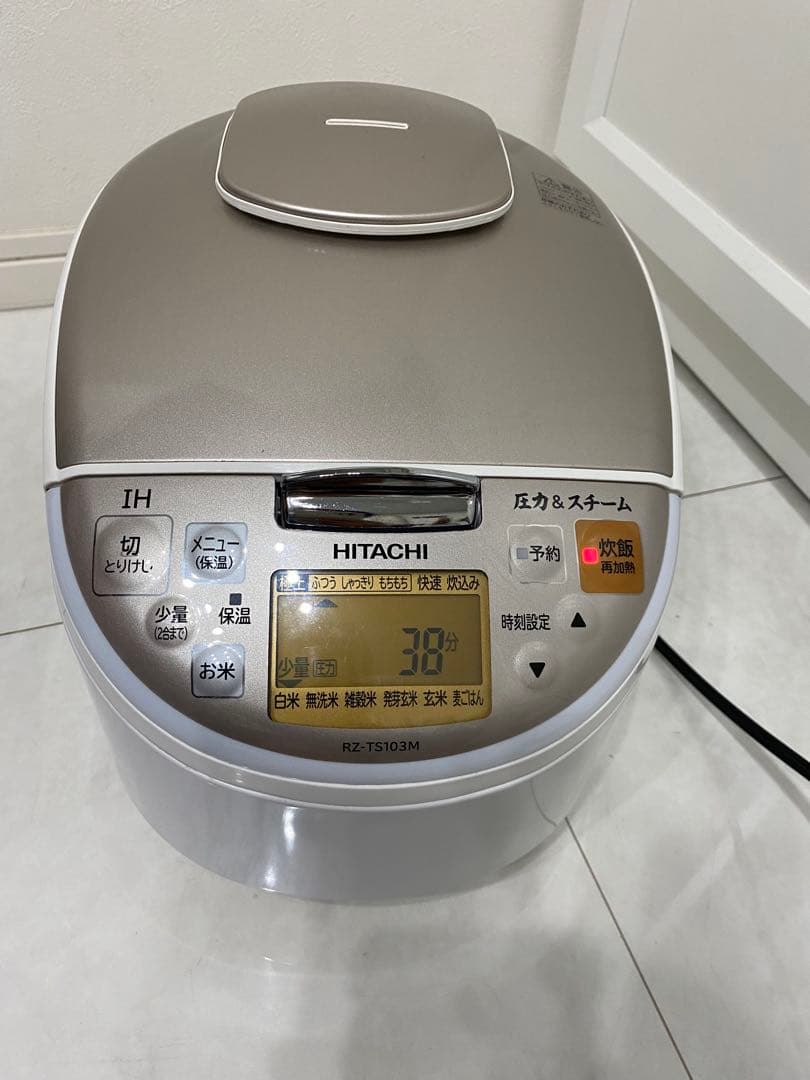 【美品】HITACHI IH炊飯器 RZ-TS103M 1.0L 2020年製
