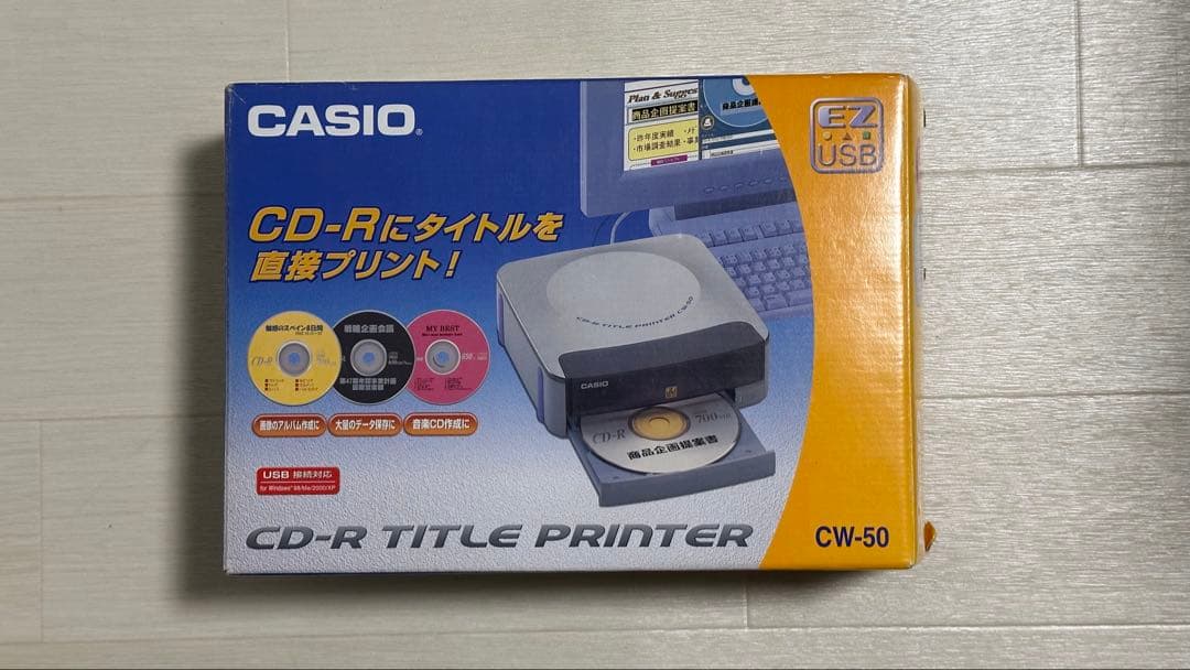【新品未使用品】CASIO CD-Rタイトルプリンター CW-50