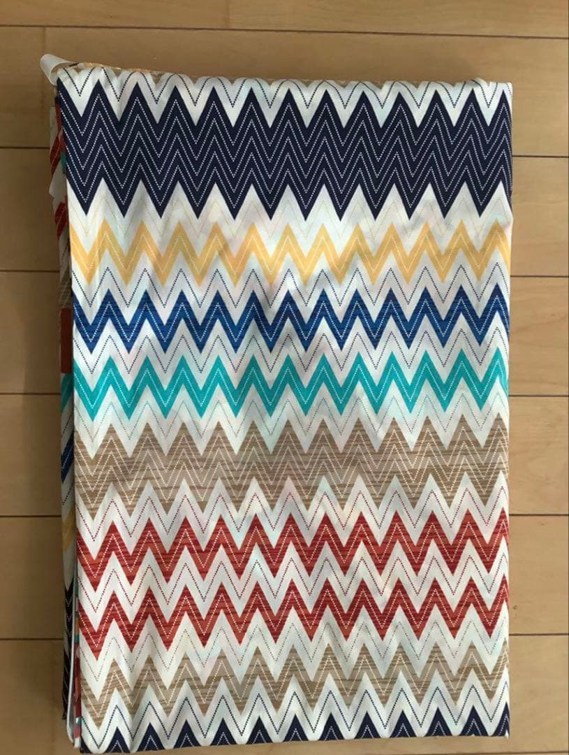 MISSONI 掛け布団カバー シングル 表裏別柄 スナップボタン付 ファスナー