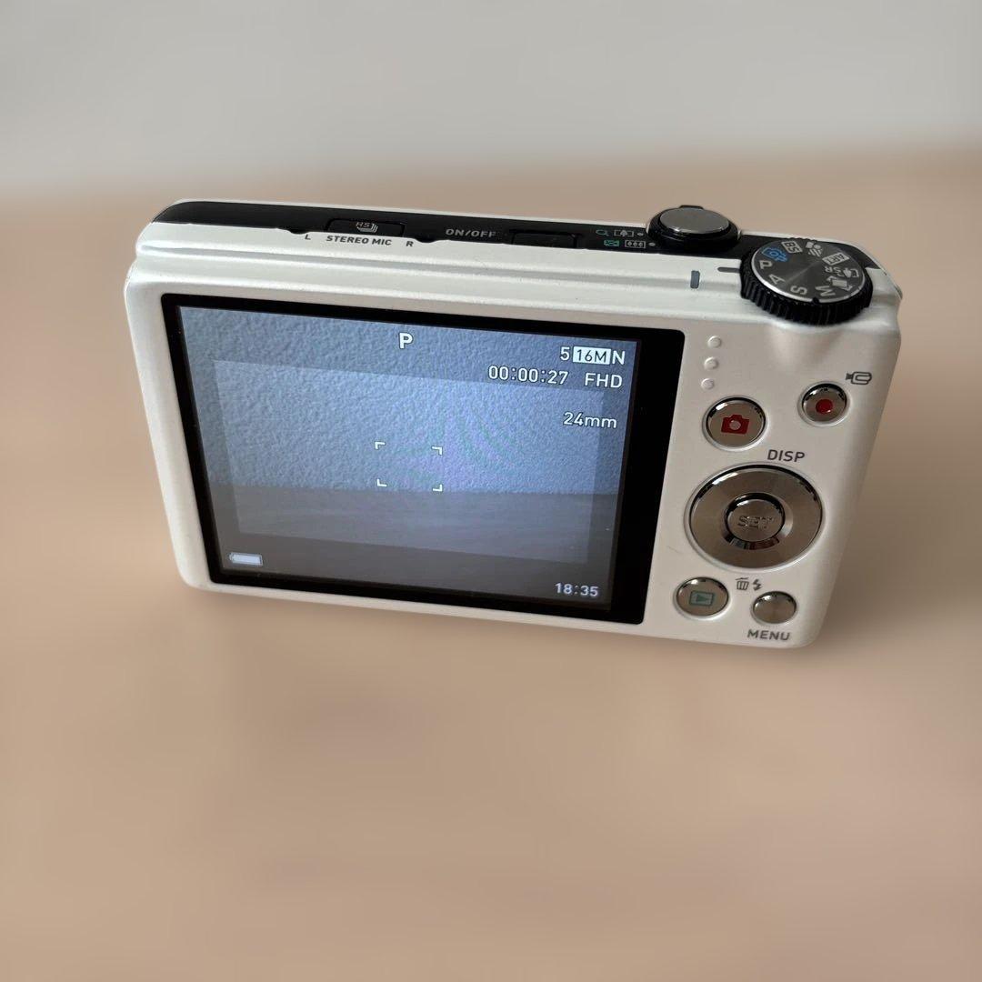 【難あり】 CASIO EXILIM EX-ZR400 白　ジャンク品