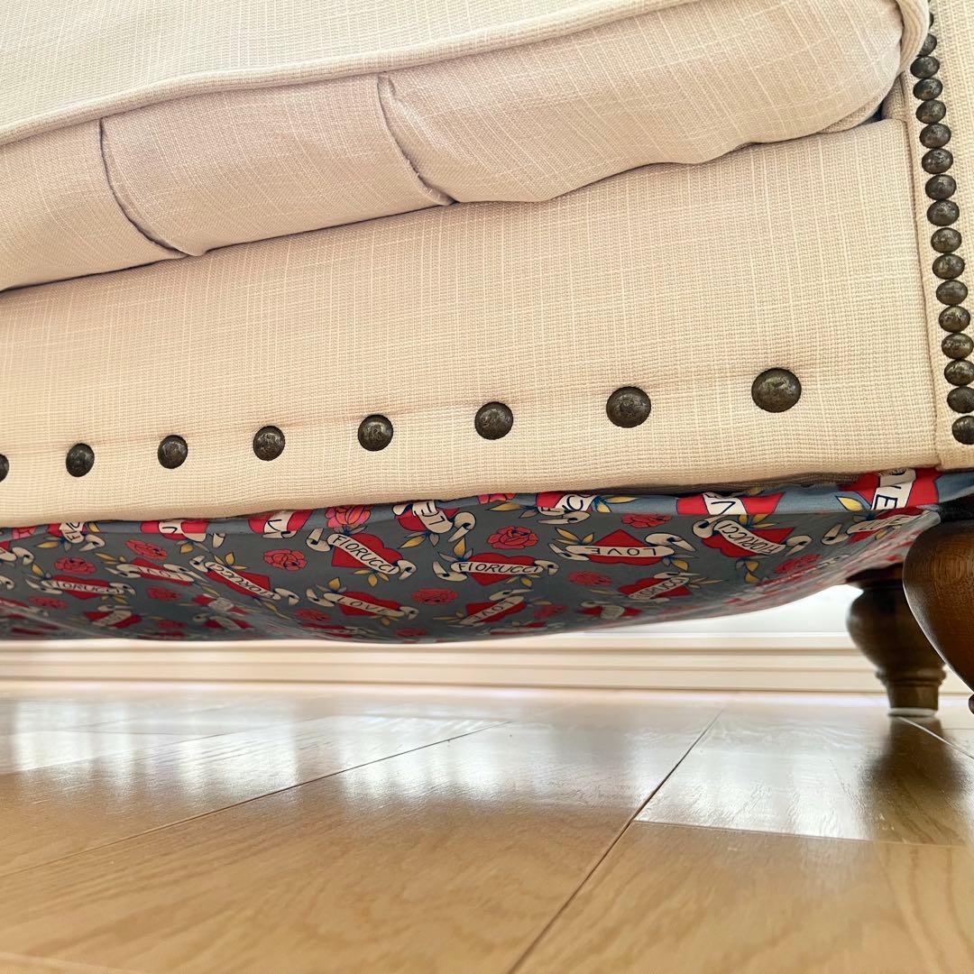 激レア【完売】kinoチェスターフィールドスタイル ラブソファー 破格