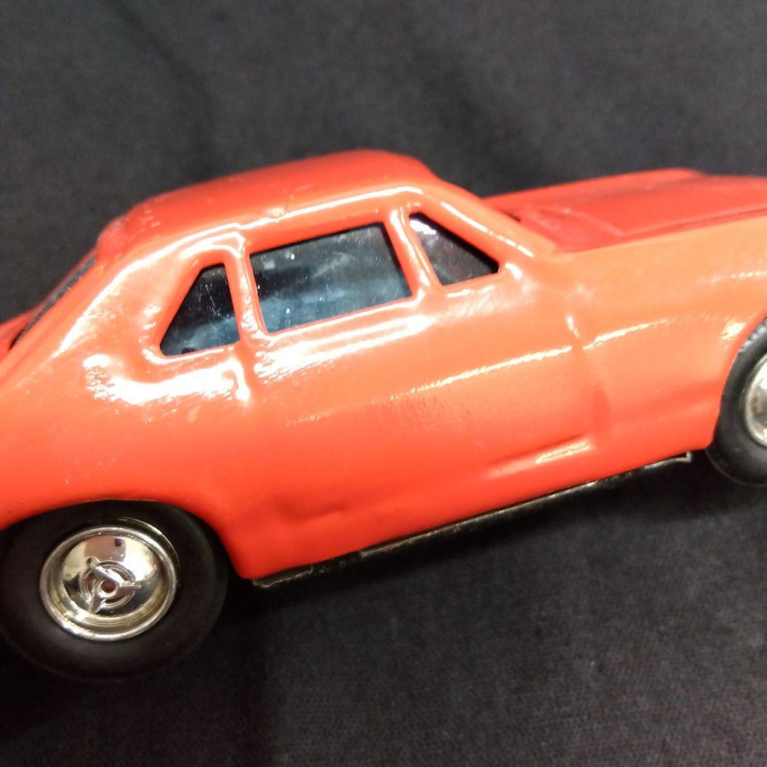 米澤【ダットサン1500クーペ日産シルビア初代】ブリキ プルバック自動車(箱無)