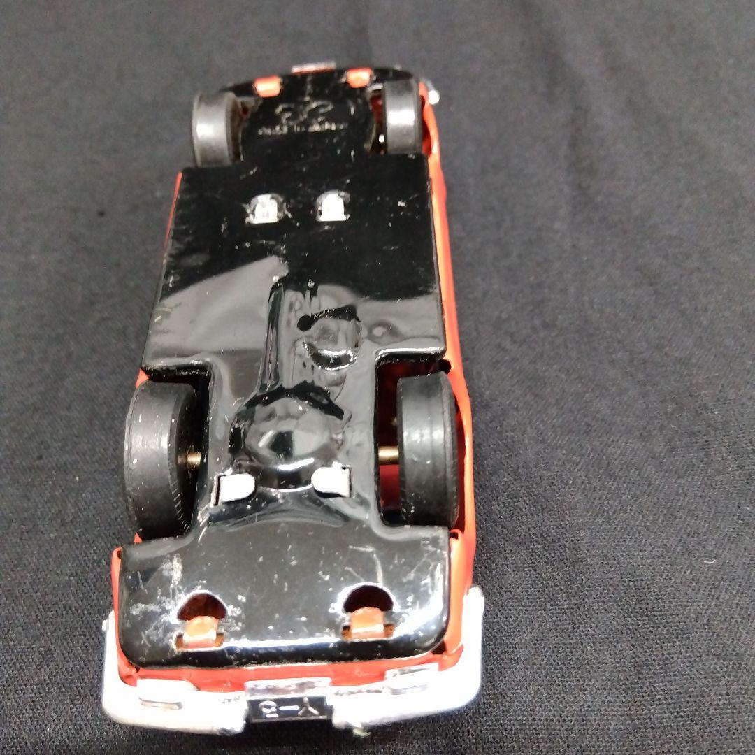 米澤【ダットサン1500クーペ日産シルビア初代】ブリキ プルバック自動車(箱無)