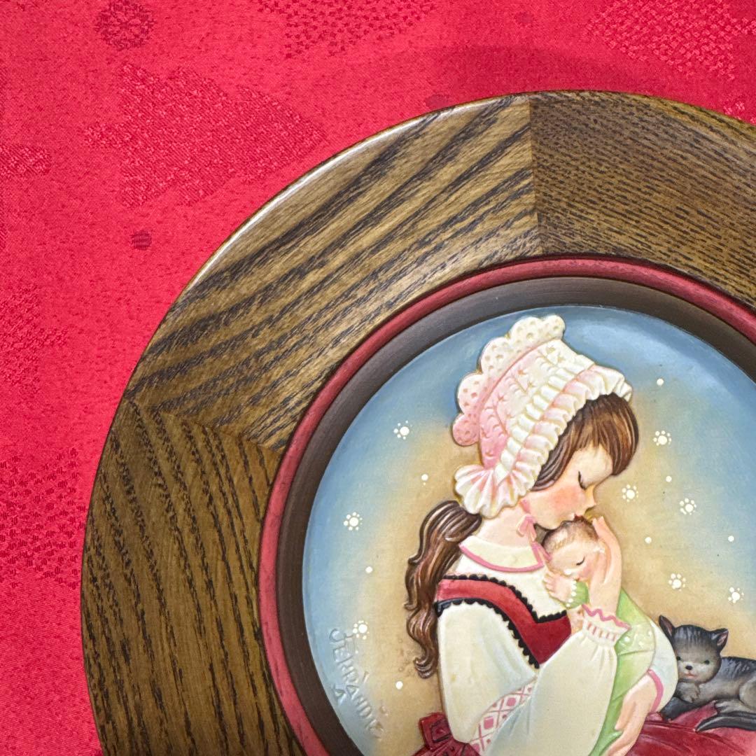 ★ANRI人形★ホアン・フェランディス作品★クリスマスプレート【1976年】★