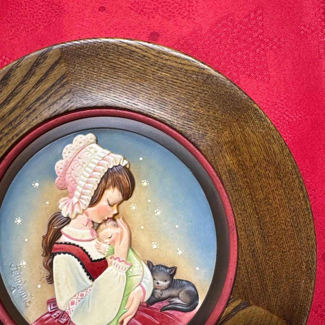 ★ANRI人形★ホアン・フェランディス作品★クリスマスプレート【1976年】★