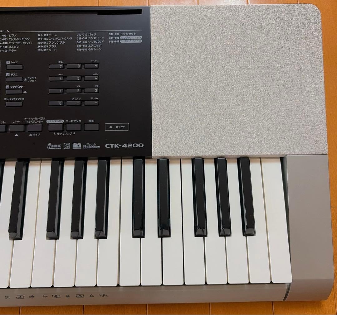(美品) CASIO CTK-4200 61鍵盤　電子キーボード